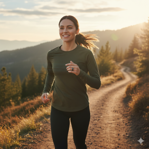 GoNova Smart Ring with Charging Dock Men Women Health Sleep Heart Rate Monitoring IP68 & 5ATM Waterproof Multi-Sport Mode