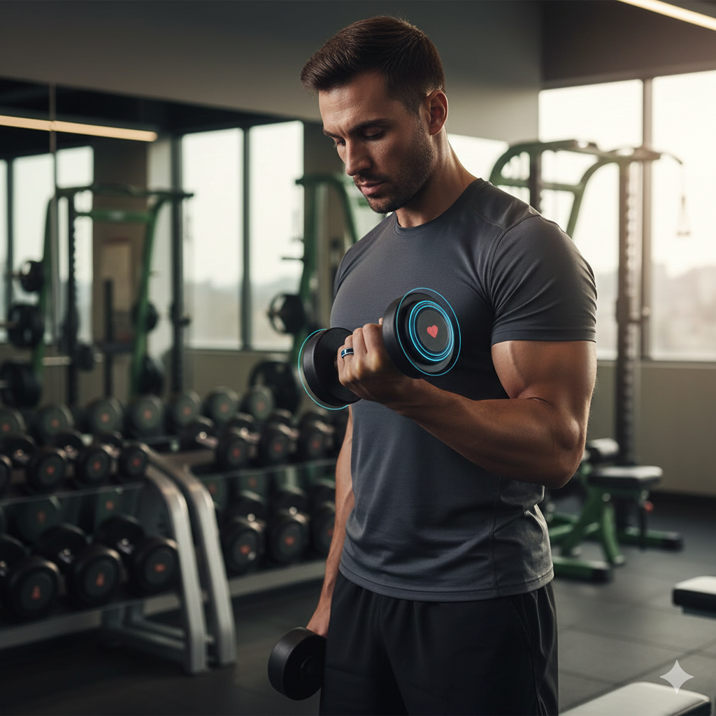 GoNova Smart Ring with Charging Dock Men Women Health Sleep Heart Rate Monitoring IP68 & 5ATM Waterproof Multi-Sport Mode